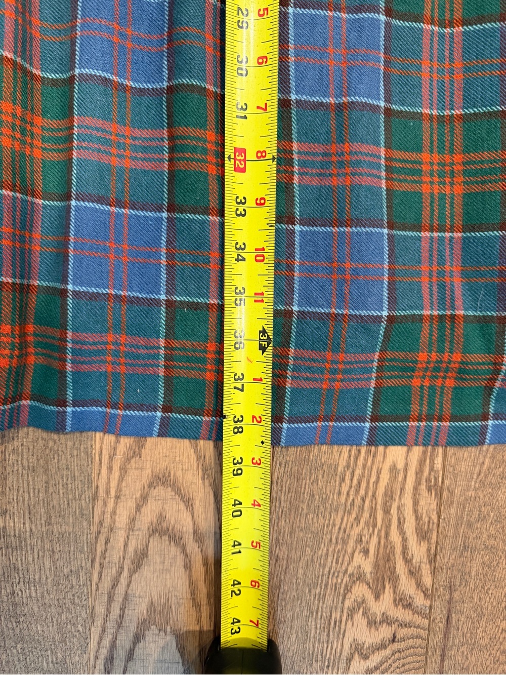 Balmoral Vintage Wool Maxi Kilt Skirt MacDonald of Clanranald Ancient - Picture 11 of 12